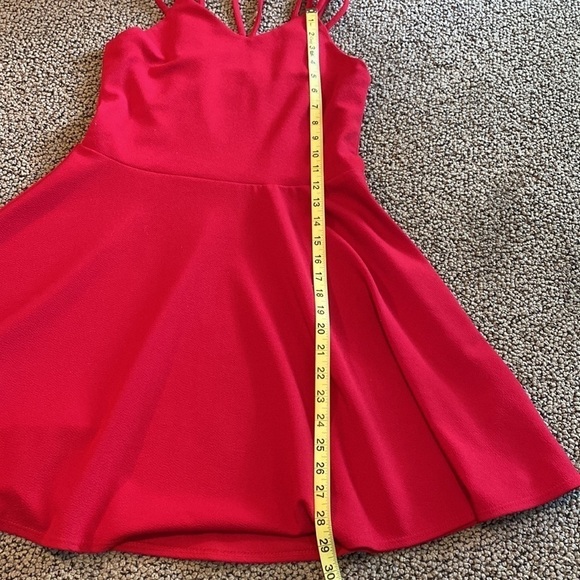 Sally Miller Girls Red Dress Size Medium in GUC - Picture 9 of 9